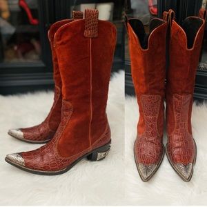 Giuseppe Zanotti Italy Western cowboy Boots 39
